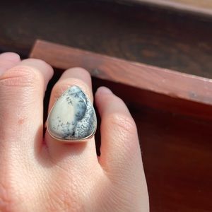 Sterling Silver Dendrite Opal Ring